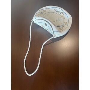 Authentic African leather tribal purse‎